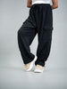 Women Crushed Fabric Wide Cargo Pants