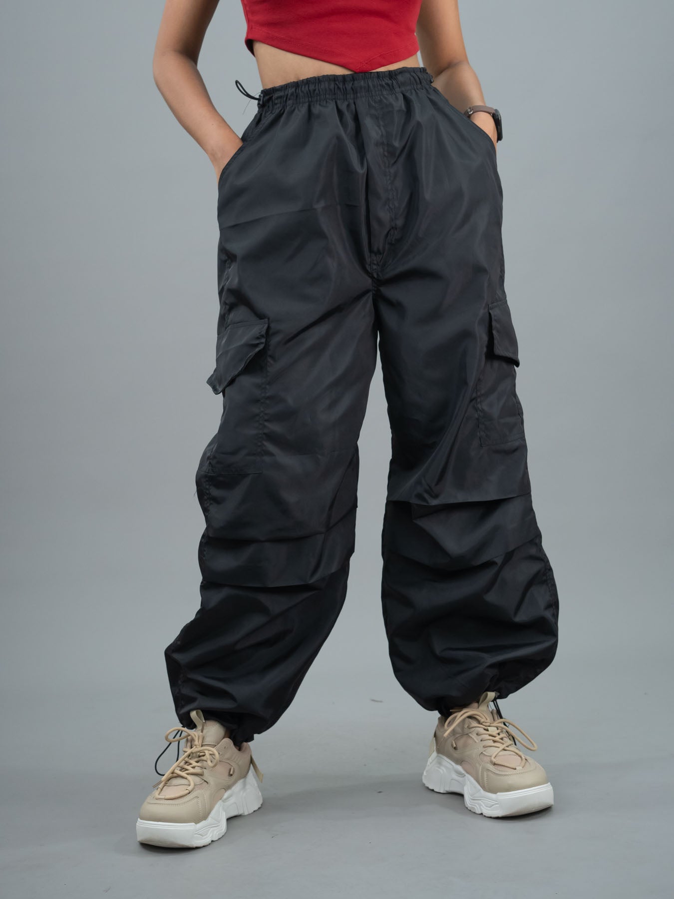 parachute pants - Parachute Pants for women - women's cargos pant