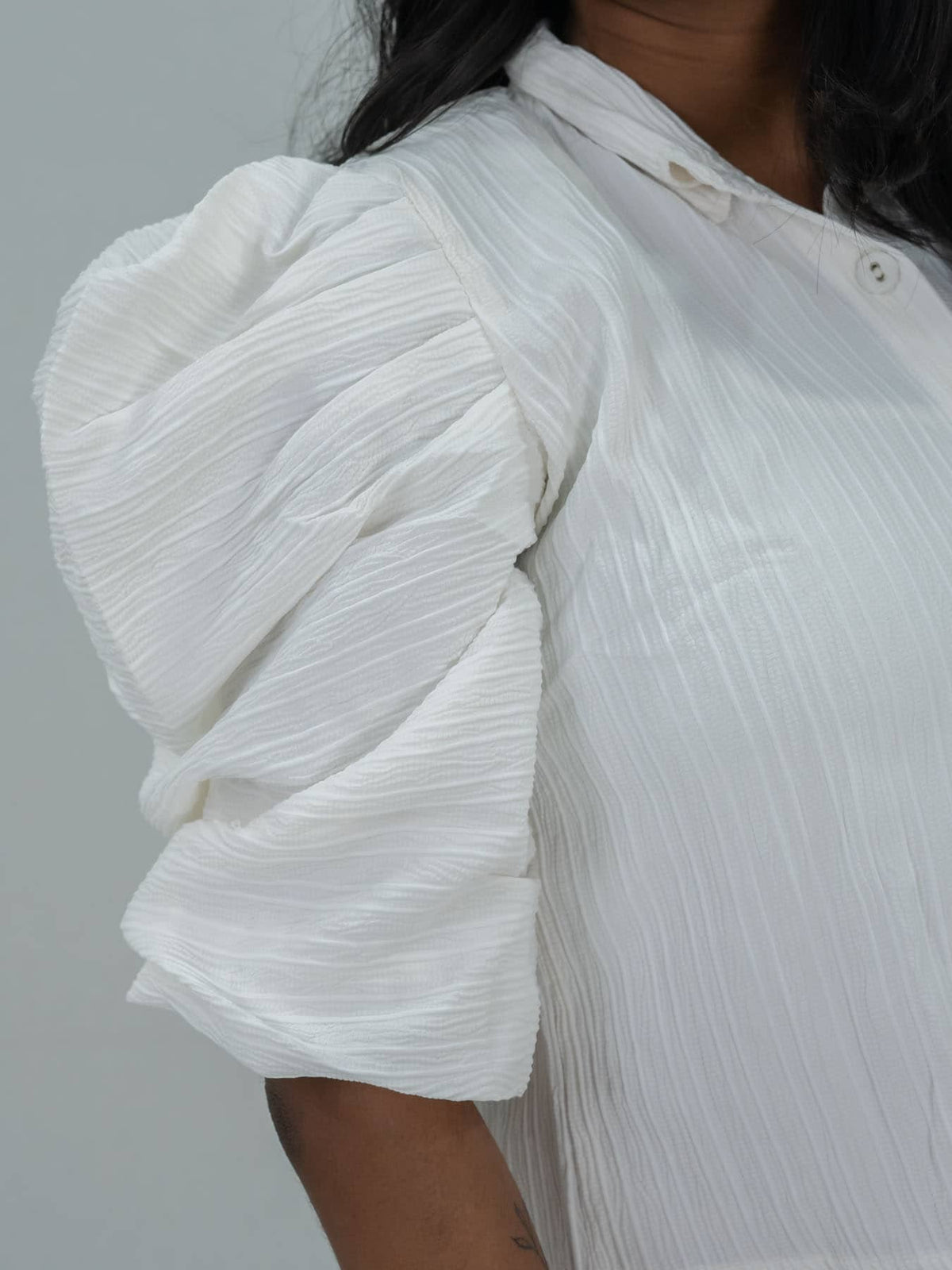 Korean Top With Embroidery Work Shirt For Women