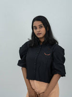 Korean Top With Embroidery Work Shirt For Women