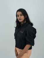 Korean Top With Embroidery Work Shirt For Women