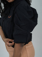 Korean Top With Embroidery Work Shirt For Women