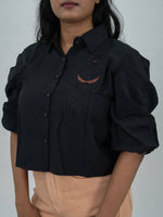 Korean Top With Embroidery Work Shirt For Women