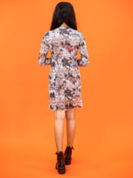 Newspaper Texture Dress