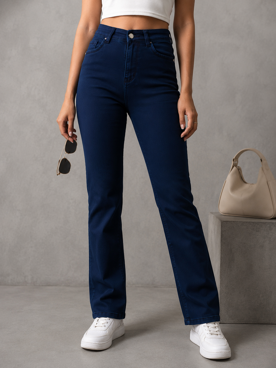 Soft & Comfortable High Waist Jeans