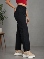 High Waist Relaxed Jeans For Women