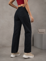 High Waist Relaxed Jeans For Women