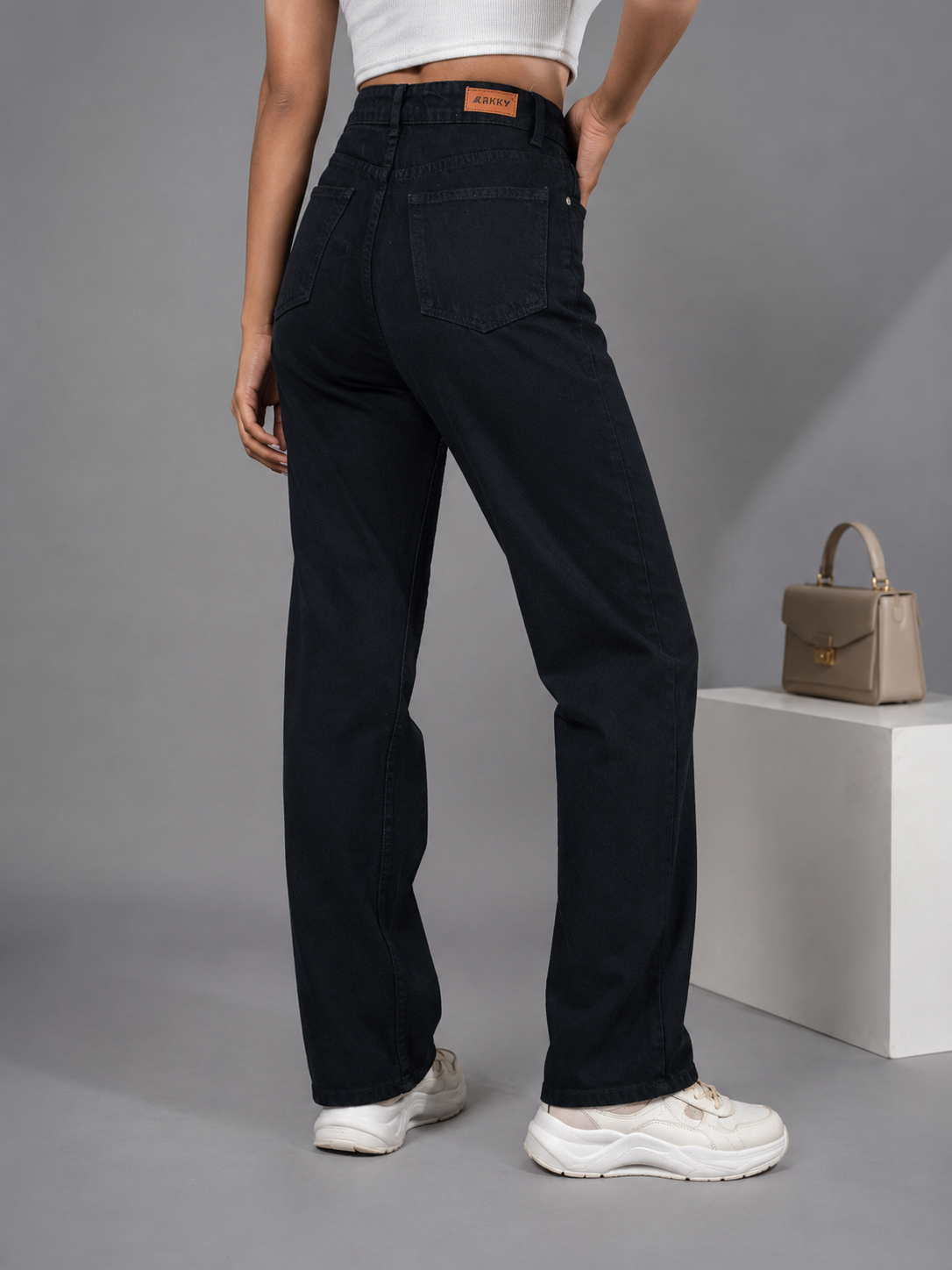 High Waist Wide Leg Jeans