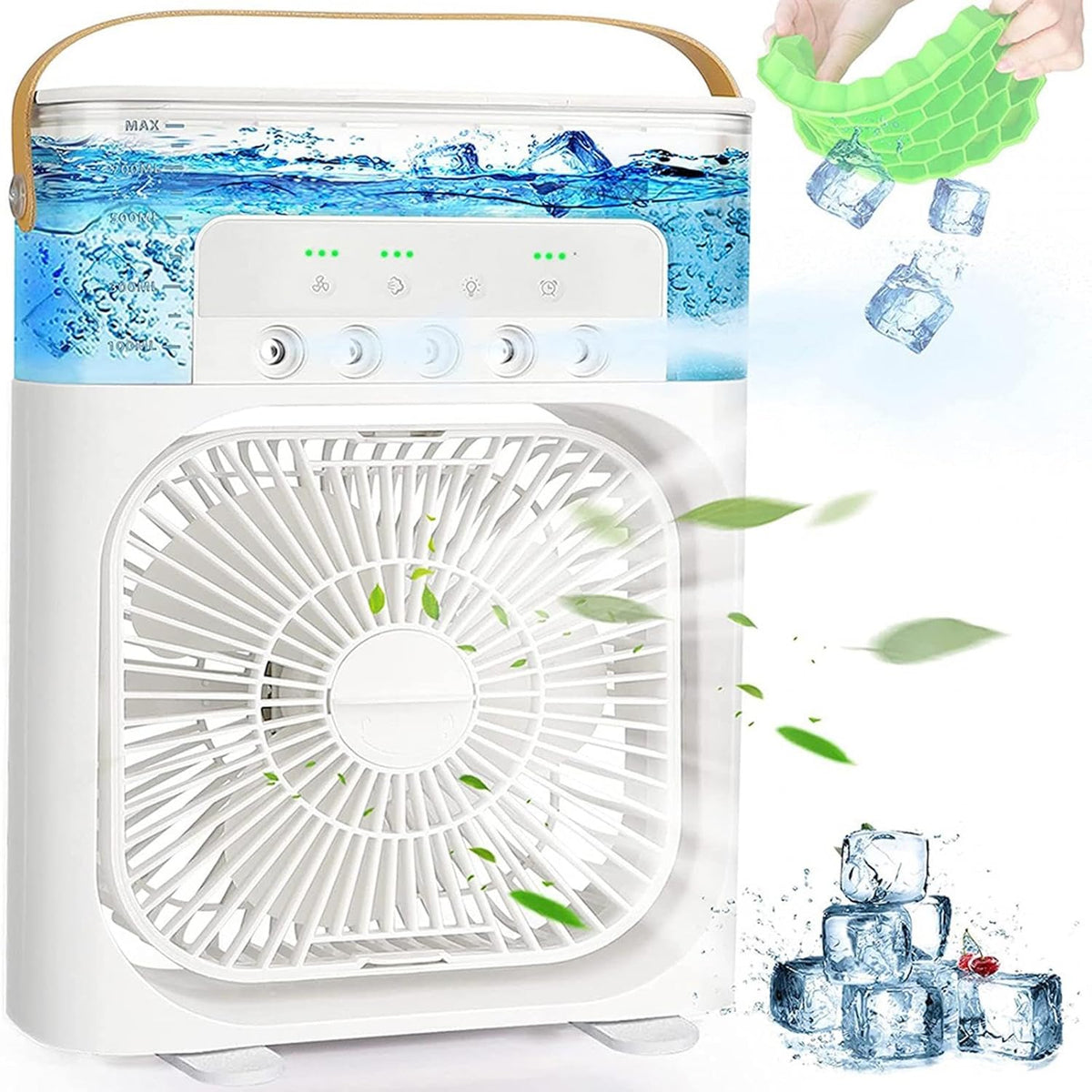 3 in 1 Multi Functional Air Cooler Fan (works without electricity)