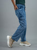 Women Straight Fit Mid Waist Cargo Jeans