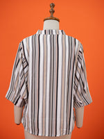 Women Regular Fit Striped Casual & Formal Top