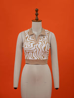 Zara Zebra Striped Top