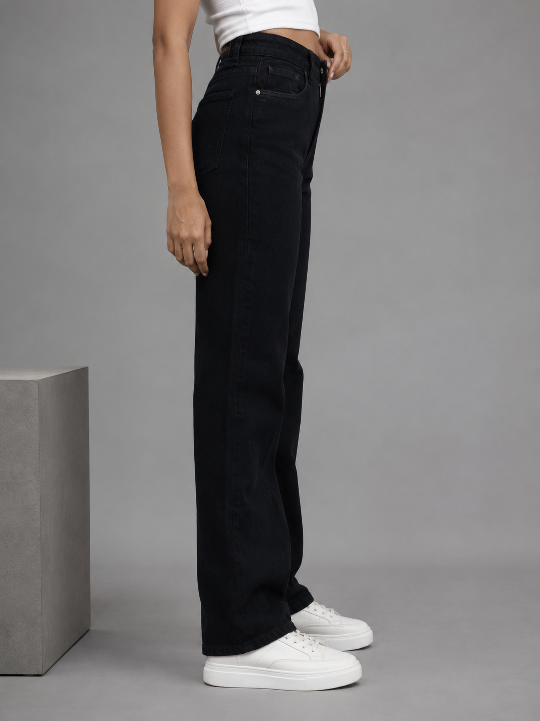 High Waist Wide Leg Jeans