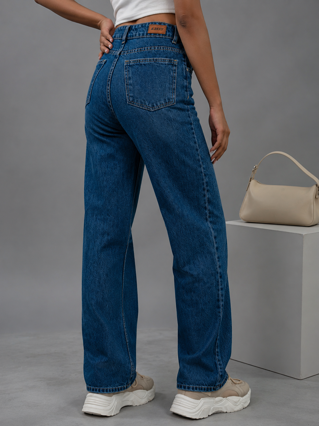 High Waist Wide Leg Jeans